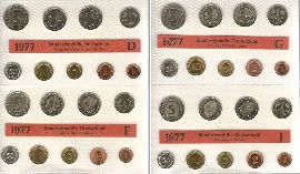 Deutschland Kursmünzensatz 1977 OVP