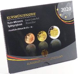 Deutschland Kursmünzensatz 2020 A OVP