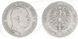 Deutsches Kaiserreich - Preussen 2 Mark 1876 B s Kaiser Wilhelm I. Münze Vorderseite und Rückseite zusammen