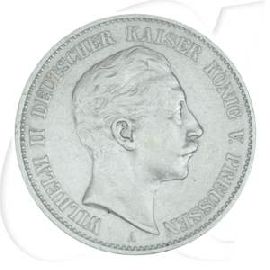 Deutsches Kaiserreich - Preussen 2 Mark 1902 A ss Kaiser Wilhelm II. Münzen-Bildseite