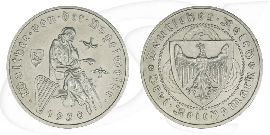Weimarer Republik 3 Mark 1930 J vz Walther von der Vogelweide