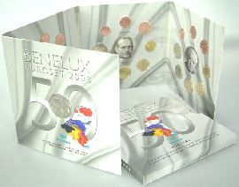 BeNeLux Kursmünzensatz 2008 st im Blister