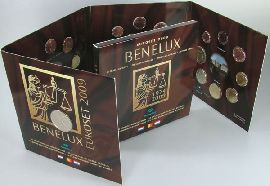 BeNeLux Kursmünzensatz 2009 st im Blister