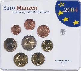BRD Kursmünzensatz 2004 A st OVP