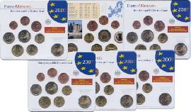 BRD Kursmünzensatz 2007 ADFGJ komplett st OVP