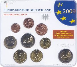 BRD Kursmünzensatz 2009 A st OVP