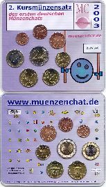 BRD Kursmünzensatz 2003 D st Münzenchat 2003