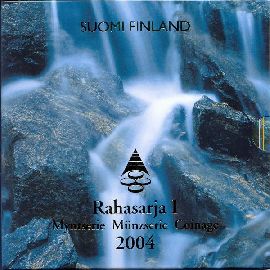 Finnland Kursmünzensatz 2004 stempelglanz/OVP Wasserfall
