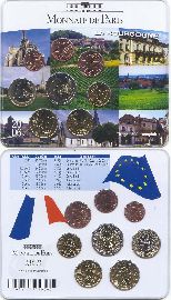 Frankreich Kursmünzensatz 2006 st OVP LA BOURGOGNE