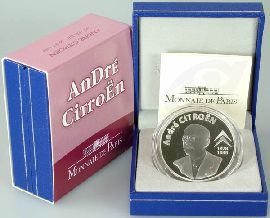 Frankreich 1,5 Euro GDM Silber orig. 2008 PP André Citroen