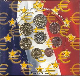 Frankreich Kursmünzensatz 2004 st OVP