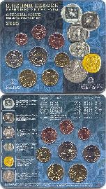 Griechenland Kursmünzensatz (orig., nom. 3,88 Euro) 2005 vz-st