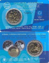 Griechenland 2 Euro 2004 Olympia Athen prägefrisch/st OVP CoinCard Blister