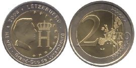 Luxemburg 2 Euro 2004 Monogramm st