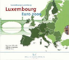 Luxemburg Kursmünzensatz 2009 st OVP