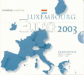 Luxemburg Kursmünzensatz 2003 st OVP