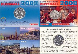 Österreich 5 Euro 2008 Silber Dribbling st im Kurierblister OVP