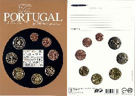 Portugal Kursmünzensatz 2006 st OVP FDC Folder