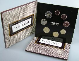 Portugal Kursmünzensatz st/OVP 2008 mit Blister und Schuber