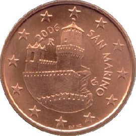 San Marino 5 Cent Kursmünze 2004 st