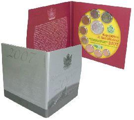 San Marino Kursmünzensatz st/OVP 2007 mit 5 Euro Chancengleichheit