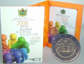 2 Euro San Marino 2008 Dialog Blister