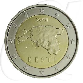 Estland 2 Euro 2016 Umlaufmünze