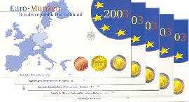BRD Kursmünzensatz PP (Spgl) OVP 2003 ADFGJ komplett