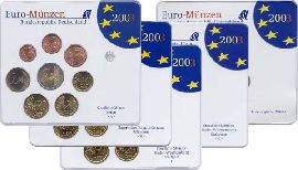 BRD Kursmünzensatz 2003 ADFGJ komplett st OVP