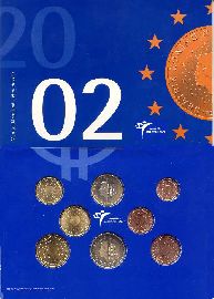 Niederlande Kursmünzensatz 2002 st OVP Sonderausgabe FDC