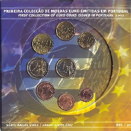 Portugal Kursmünzensatz 2002 st OVP