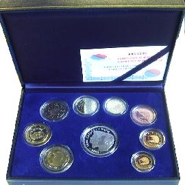 Spanien Kursmünzensatz 2002 PP OVP mit 12 Euro Gedenkmünze