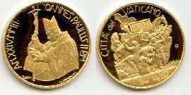 Vatikan 20 Euro 2002 PP OVP Arche Noah Gold