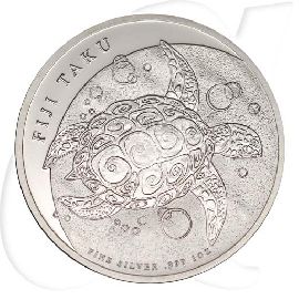 fidschi-taku-2011-schildkroete-silber-2-dollar-1oz Münzen-Bildseite