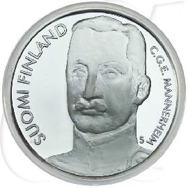Finnland 2003 Mannerheim 10 Euro Münzen-Bildseite