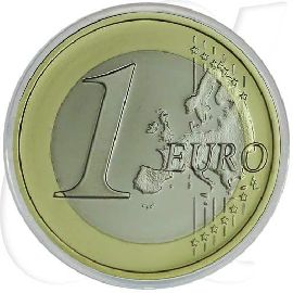 Finnland 2007 1 Euro PP Umlaufmünze Kursmünze Münzen-Wertseite