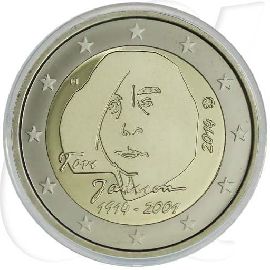 Finnland 2014 2 Euro Tove Jansson PP Münzen-Bildseite