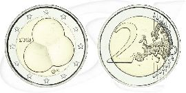 Finnland 2019 2 Euro Verfassung Münze Vorderseite und Rückseite zusammen