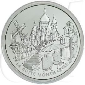 Frankreich 2002 Montmartre Silber 1,50 Euro Münzen-Bildseite