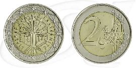 Frankreich 2004 2 Euro Umlaufmünze Kursmünze Münze Vorderseite und Rückseite zusammen