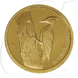 Deutschland 20 Euro Gold 2021 A st Heimische Vögel - Schwarzspecht