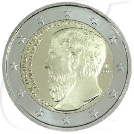 Griechenland 2 Euro 2013 2400 Jahre Platonische Akademie st