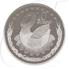 Irland 10 Euro Silber 2004 PP in Kapsel EU-Erweiterung