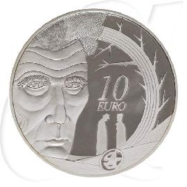Irland 10 Euro Silber 2006 PP in Kapsel Samuel Beckett