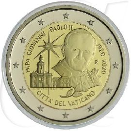 Vatikan 2 Euro 2020 PP OVP 100. Geburtstag von Johannes Paul II.