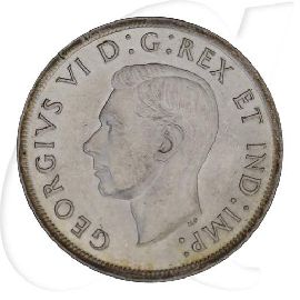 kanada-1939-parlamentgebaeude-ottawa-1-dollar-silber Münzen-Wertseite