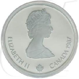 Kanada 20 Dollar 1987 PP Olympia 1988 Calgary - Zweierbob