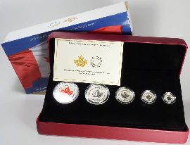 Kanada 2015 Fractional Set Maple Leaf OVP