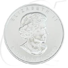 Kanada 5 Dollar 2013 Silber 1 oz (31,10 gr.) Canadian Wildlife - Bison