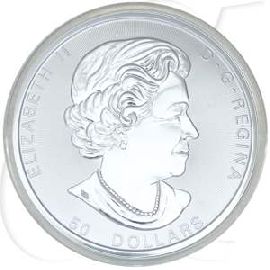 Kanada 50 Dollar 2017 Maple Leaf Silber 311,035 gr. (10 Unzen)